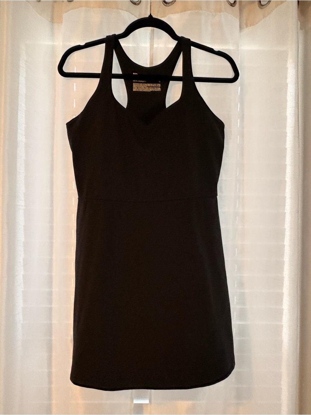 all in motion Black Racerback Athletic Mini Dress
